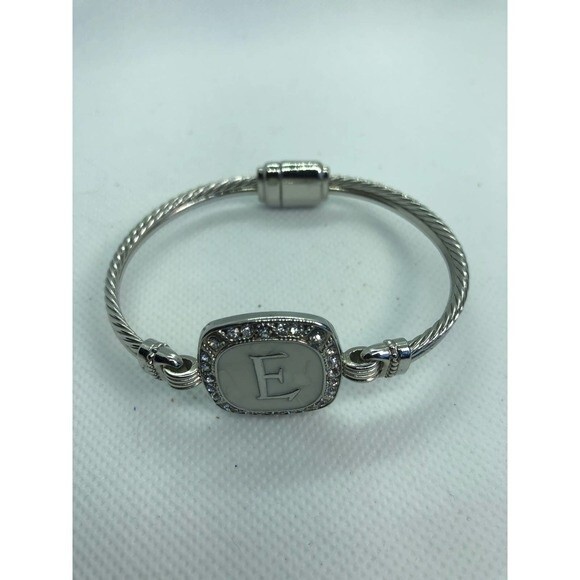 Monogram “E” Marbleized Bracelet - Picture 1 of 2